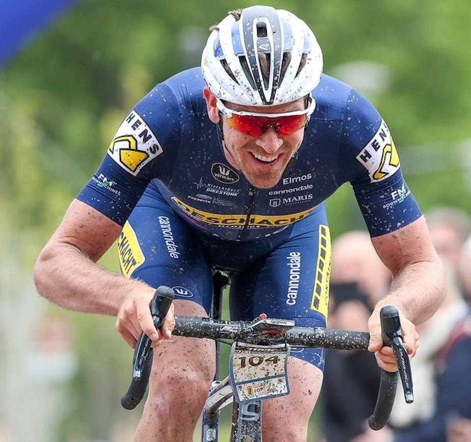 Belgian cyclist Toon Aerts took 1st place in the elite men’s race