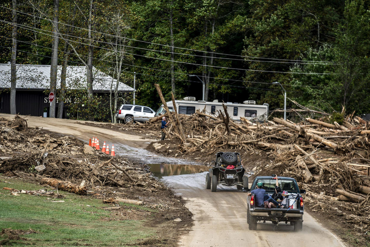 Photo: The Polk County, NC community was hit hard by Hurricane Helene