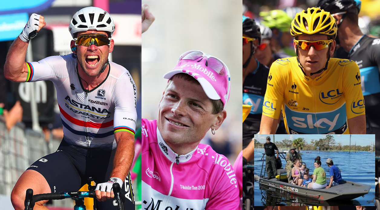 Cavendish, Wiggins and Ullrich to ride Hincapie-Greenville to help raise $1 million dollars for Hurricane Helene Relief