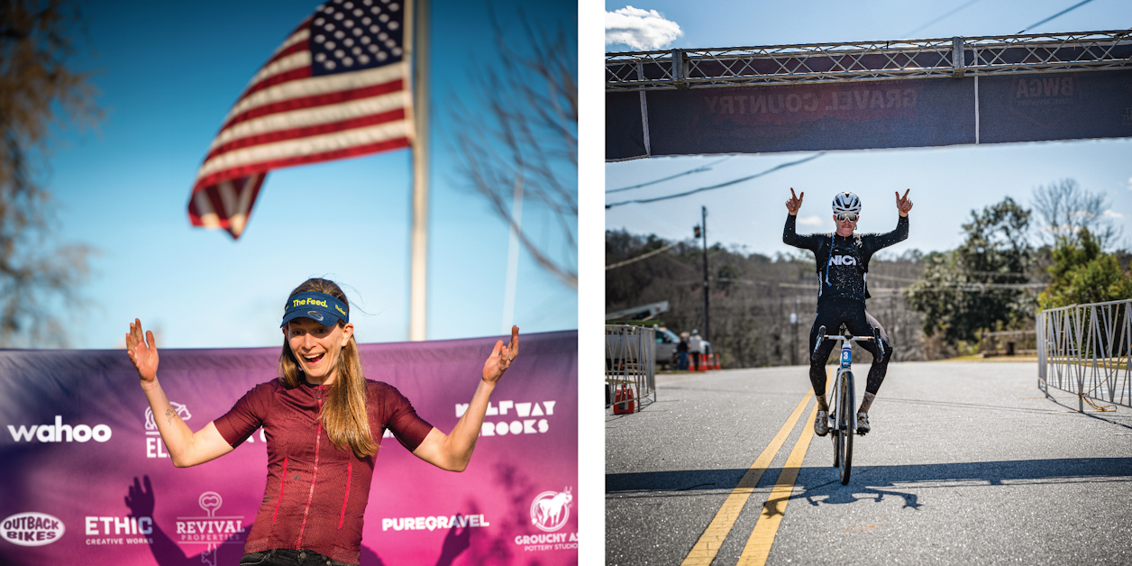 Photo: 2024 100-Mile Winners – Lauren DeCrescenzo and Michael Garrison