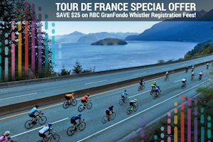 Tour de France Special Offer: SAVE $25 on RBC GranFondo Whistler Registration