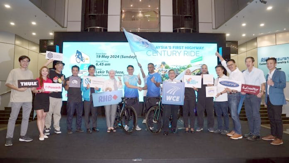 Malaysia's inaugural RHB WCE Century Ride expecting 3,000 riders