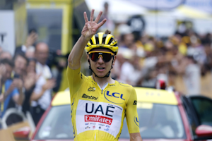 Pogacar closing in on third Tour de France title after 4th stage win