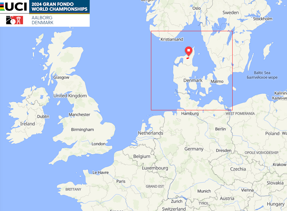 The 2024 UCI World Cycling Championships take place in Aalborg in northern Denmark