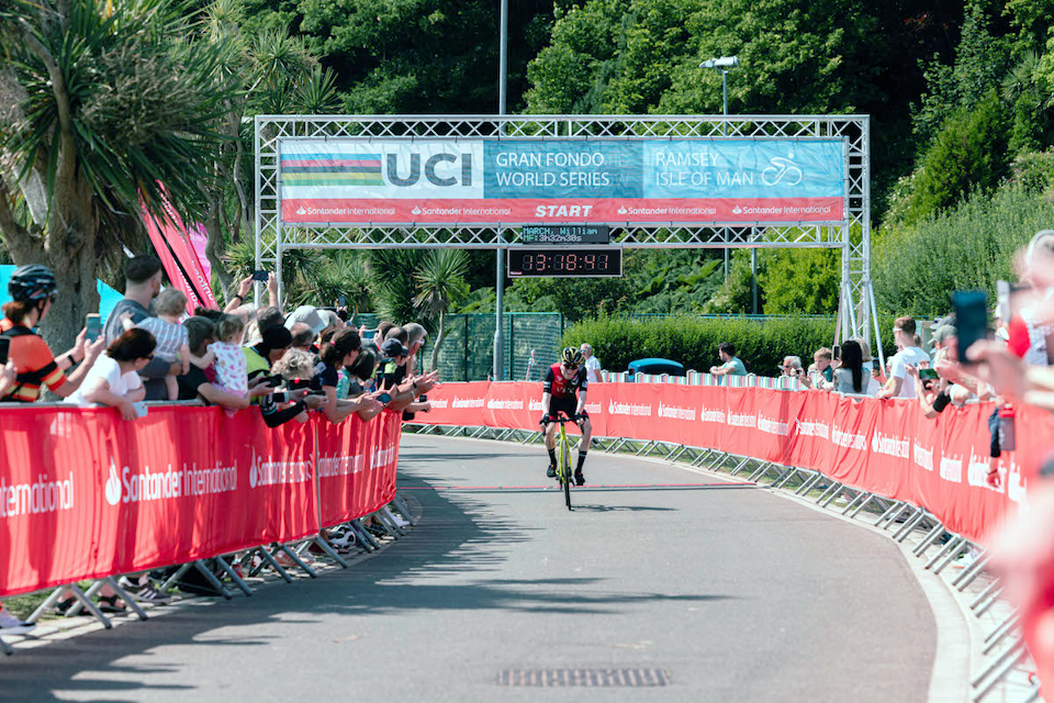 Powell and Lemming fastest at the UCI Gran Fondo Isle of Man