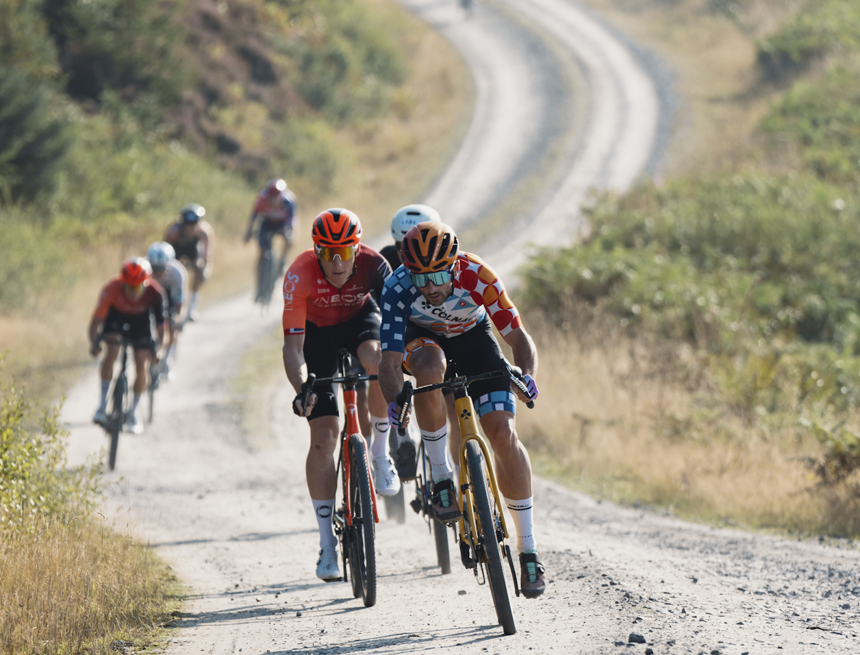 Connor Swift and Annabel Fisher claim British Gravel Champions jerseys in the glorious Scottish sun