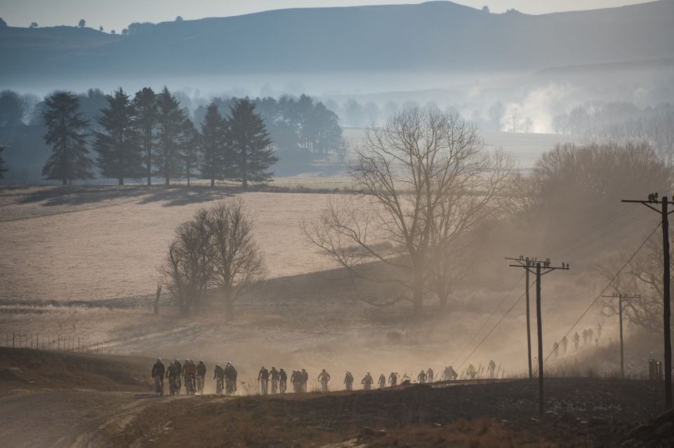 Tyronne White takes victory at the Underberg Gran Fondo