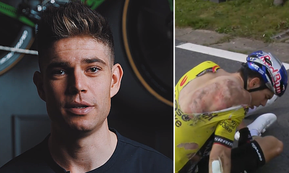 Wout van Aert to miss Giro d'Italia after heavy crash in the Classics
