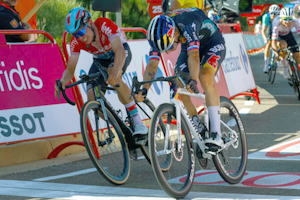 Roglic wins first mountain finish to take the red jersey at La Vuelta