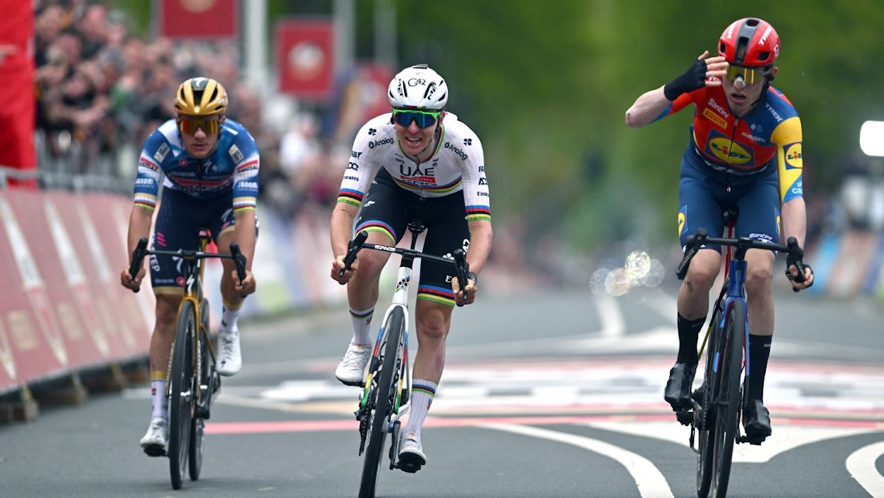 Skjelmose outfoxes Pogacar and Evenepoel in Thrilling Amstel Gold Victory
