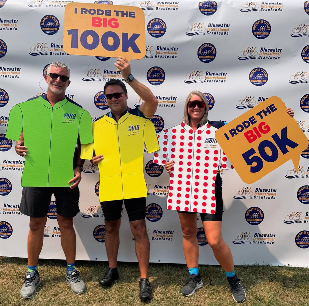 @madeofmaure said afterwards “Another weekend of cycling fun at the Bluewater International GranFondo. I competed in the 50km & Dan the 100km.