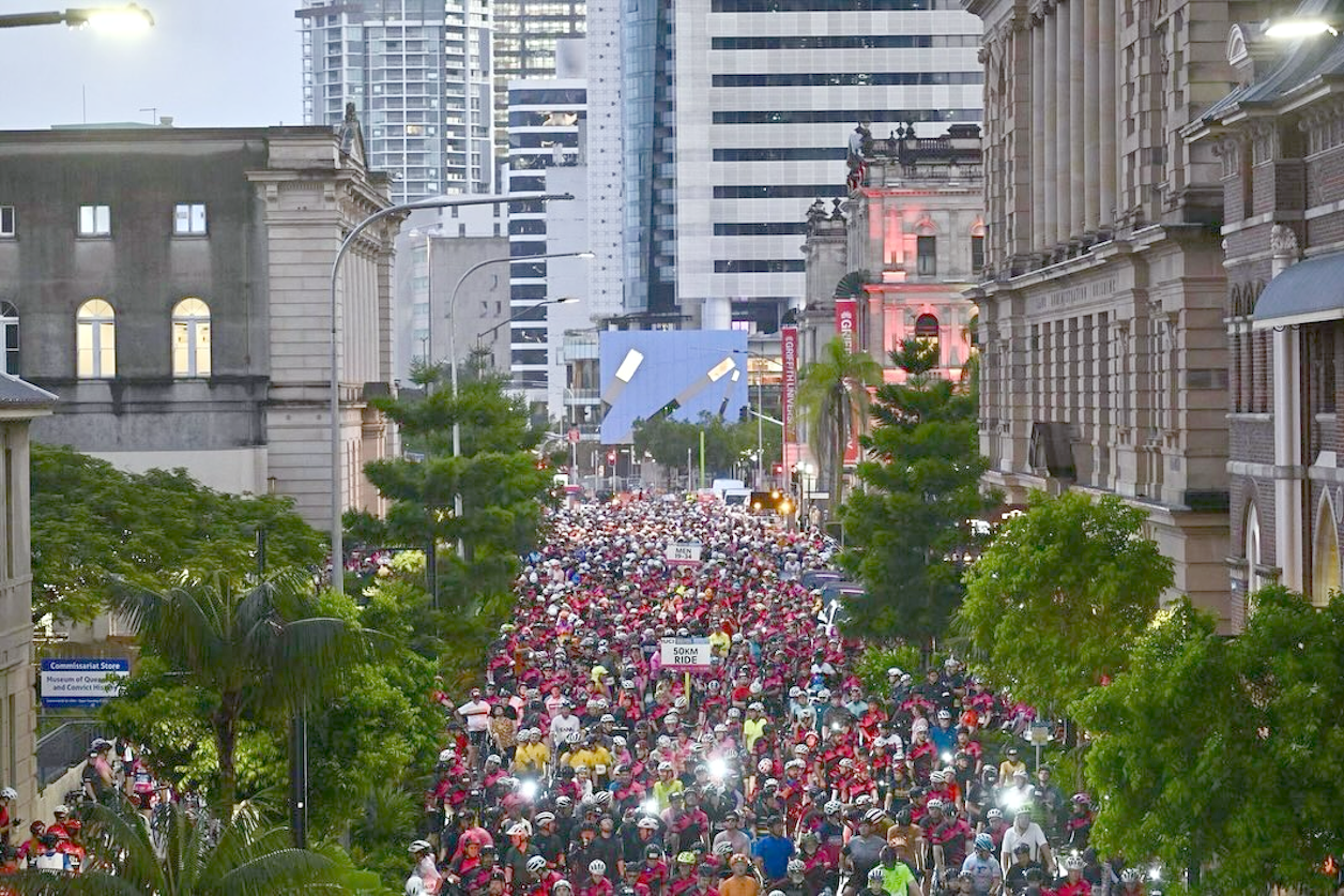 Thousands of cyclists from across the region gathered this weekend