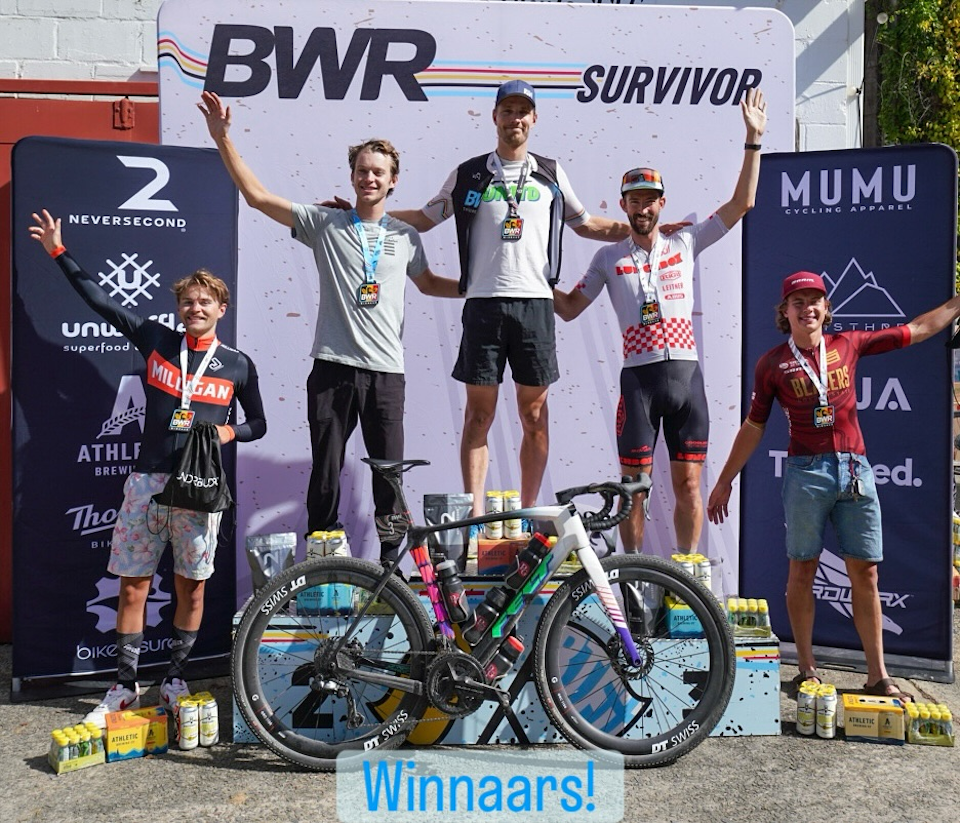 Adam Roberge takes victory at 2025 Belgian Waffle Ride North Carolina