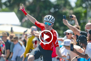 Mauro Schmid attacks to solo to victory at Cadel Evans Great Ocean Road Race