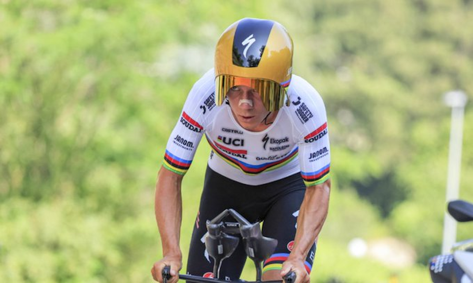 Remco Evenepoel Smashes Rivals at Dauphiné Time Trial, Claims Race Lead