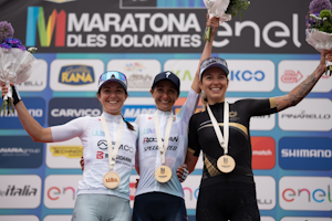 Bussone and Cavallo Triumph at 2025 Maratona dles Dolomites