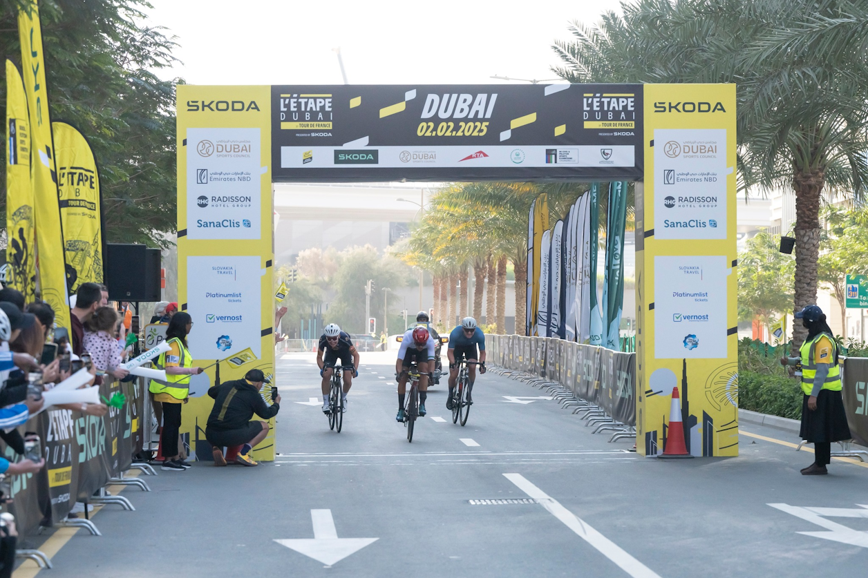 The event marked a record turnout for the first edition of any amateur cycling race in UAE history.