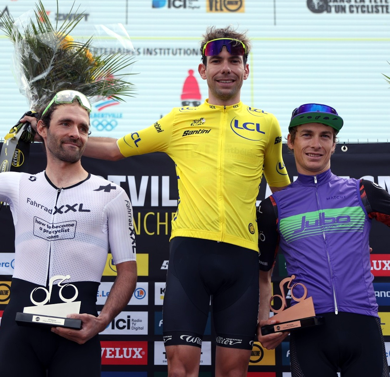 Victor Videl, representing CC ETUPES, claimed the overall victory and donned the prestigious maillot jaune