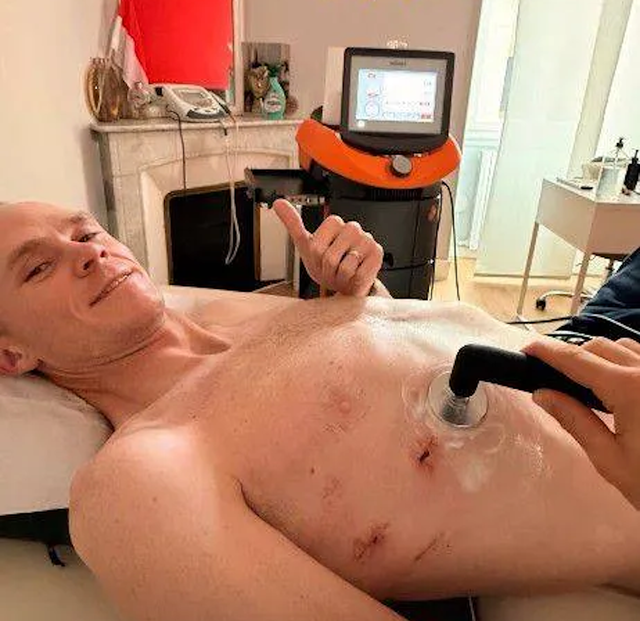 Chris Froome starts Rehabilitation after Horrific near Death Training Crash