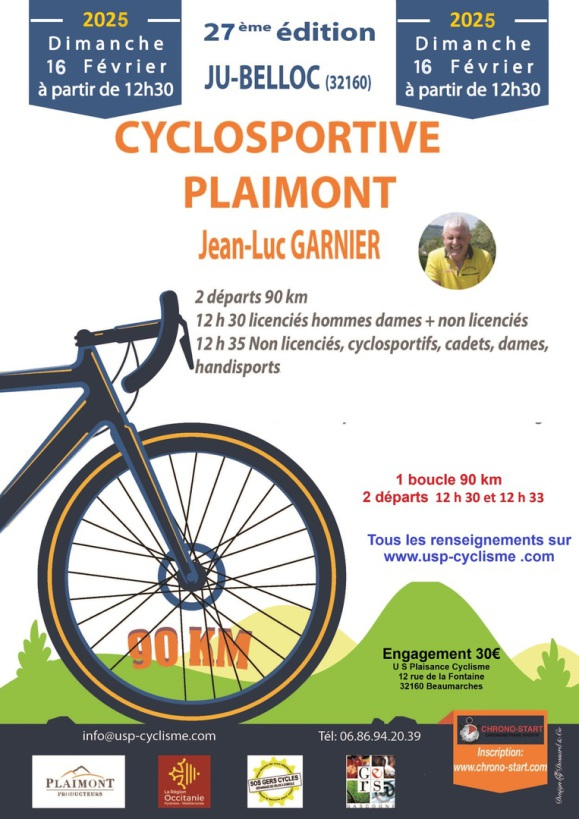 Cyclosportive Plaimont Jean-Luc Garnier