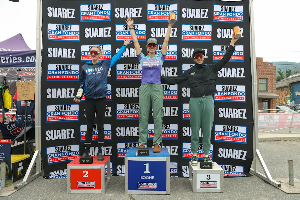 In the women’s category, Madison Maloney from Hudson NC was fastest in 1:03:25