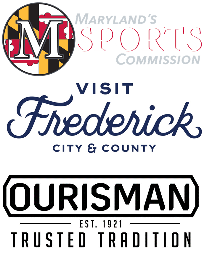 Sponsors of Gran Fondo Maryland - Maryland Sports Commission, Visit Frederick City & County andOurisman Automotive Group 