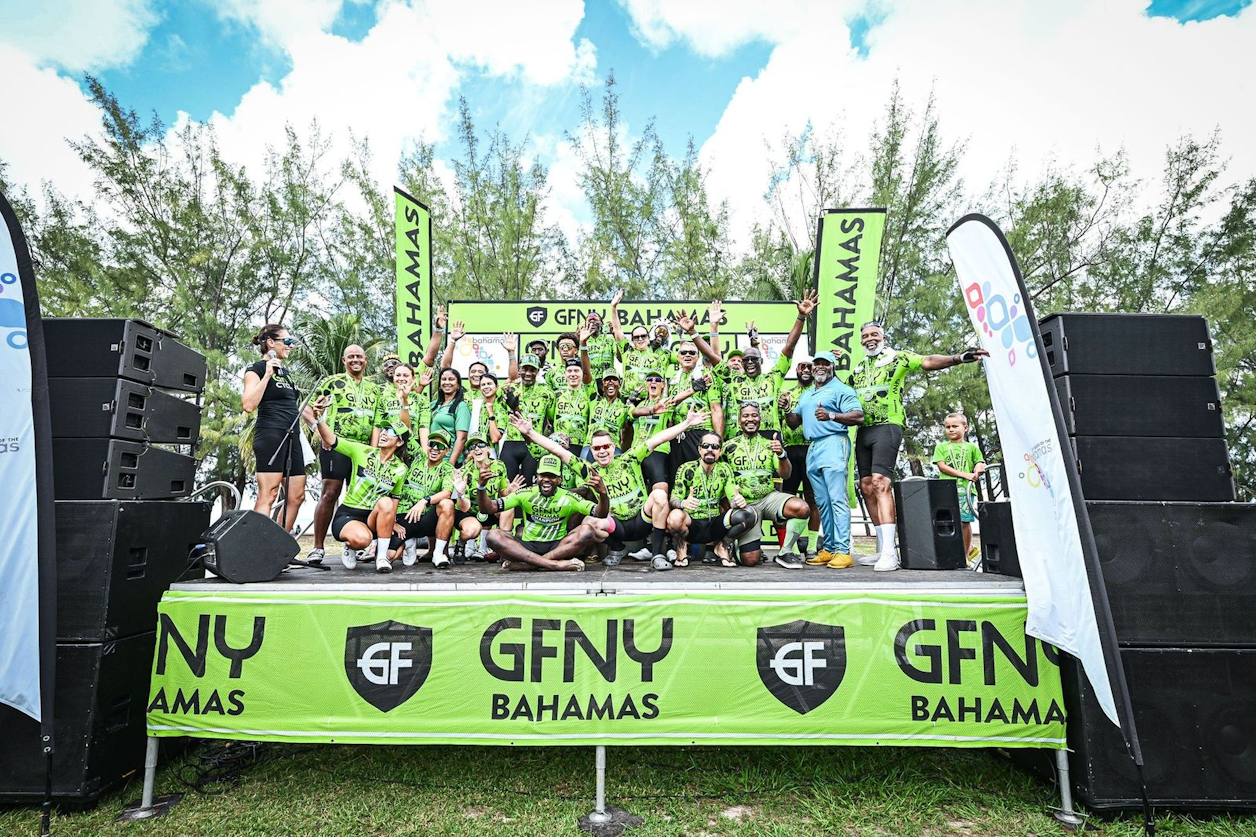 Hundreds of riders from across the globe took on the second annual event in the Bahamas