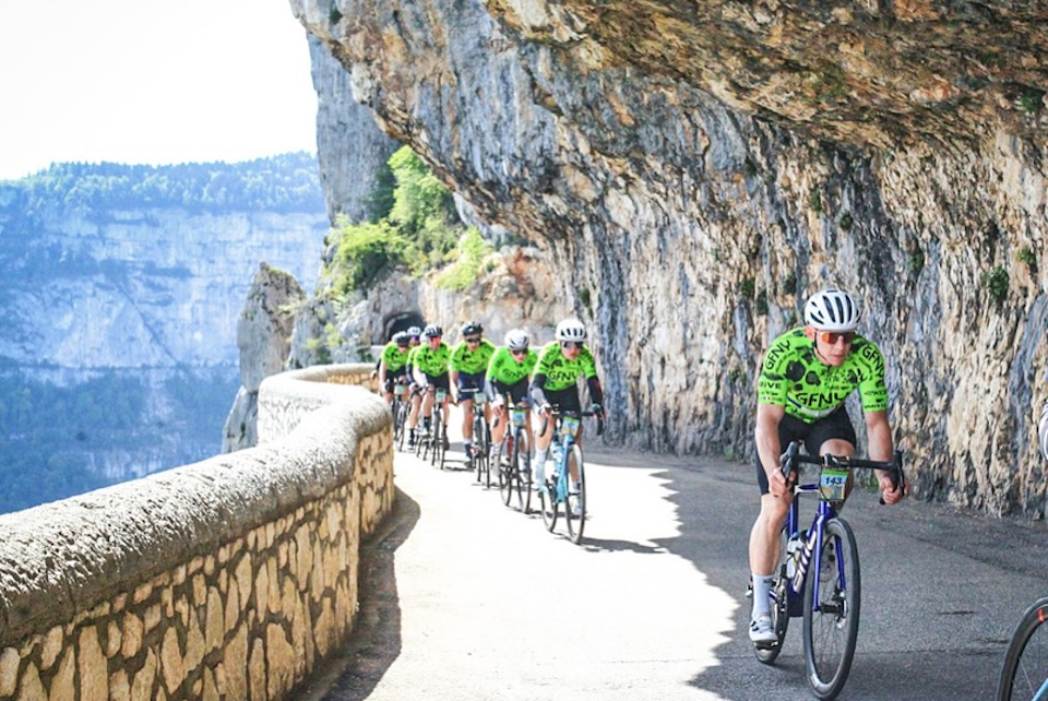 Over 1000 riders at GFNY Villard-de-Lans in the Vercors National Park
