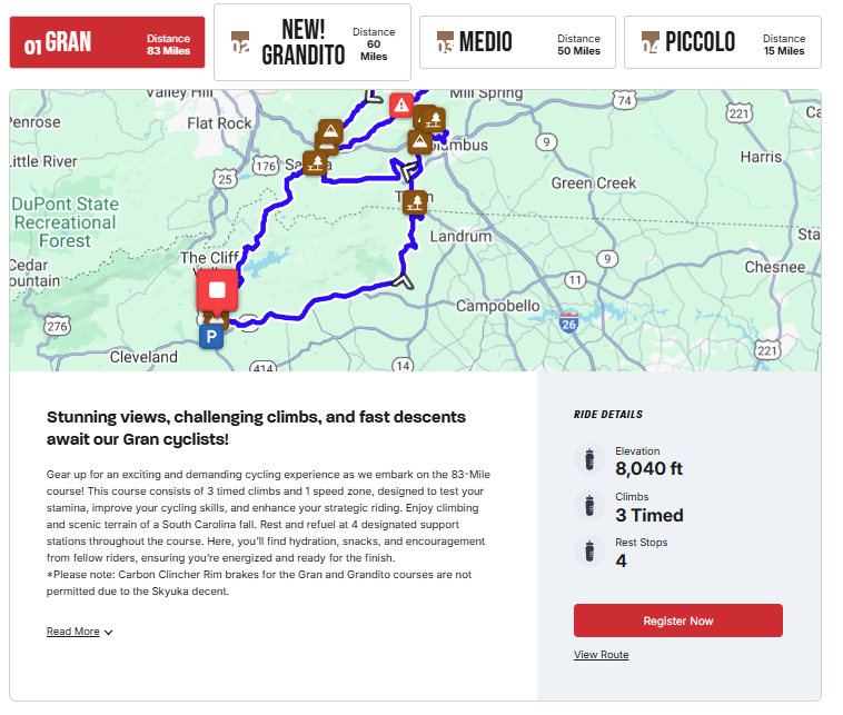 Gran – 83 miles