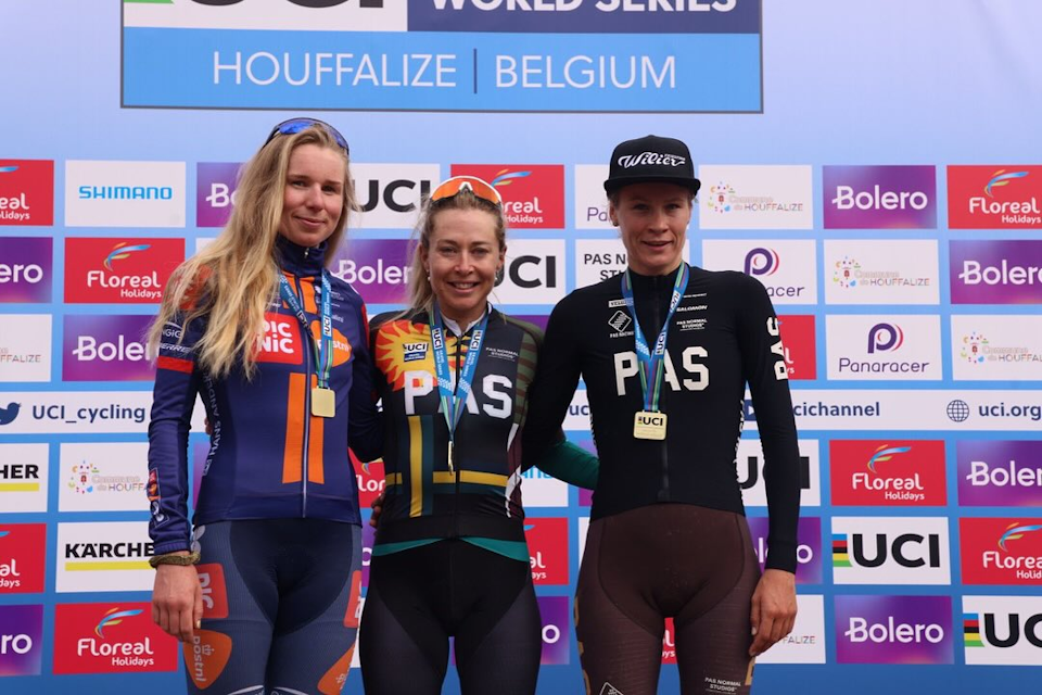  Australian Nicole Frain (PAS Racing) triumphed with a commanding finish