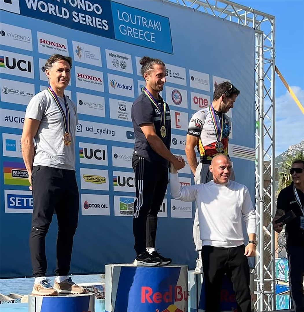 Varvara and Panagiotis take titles at inaugral UCI Gran Fondo Loutraki in Greece