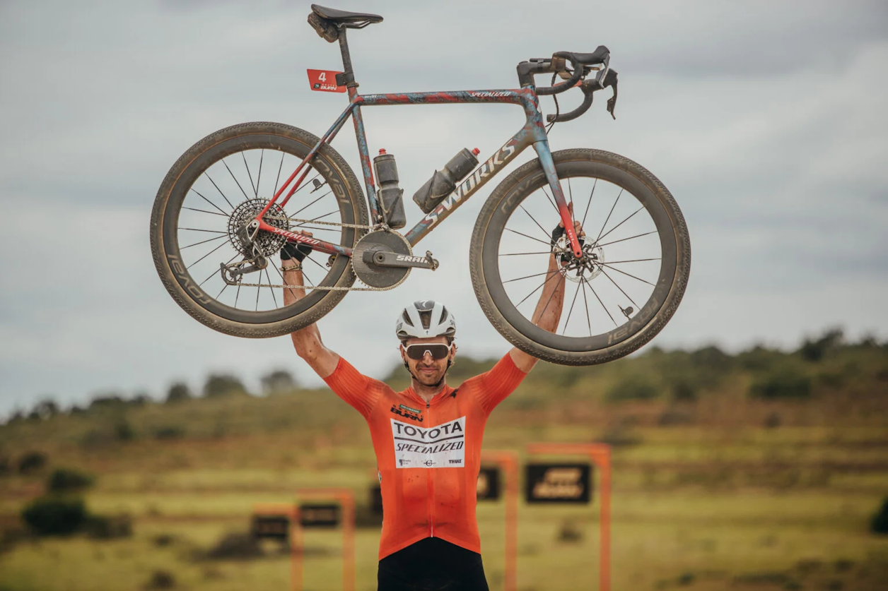 Matt Beers (Specialized Off-Road Toyota) won the inaugural Nedbank Gravel Burn