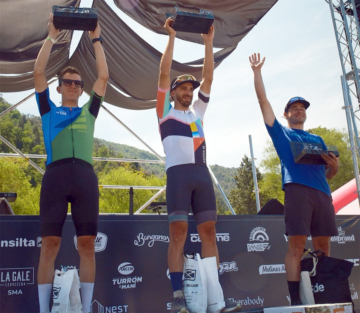  Former Argentinian pro Lucas Gaday of Dolores Cycles Club extended a dominant season by crossing the line solo 