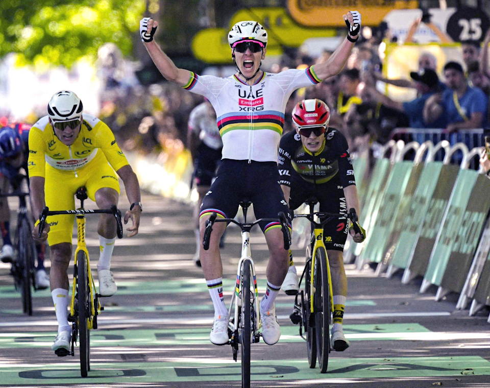 Pogacar wins 2025 Tour de France stage four, his 100th Professional Victory