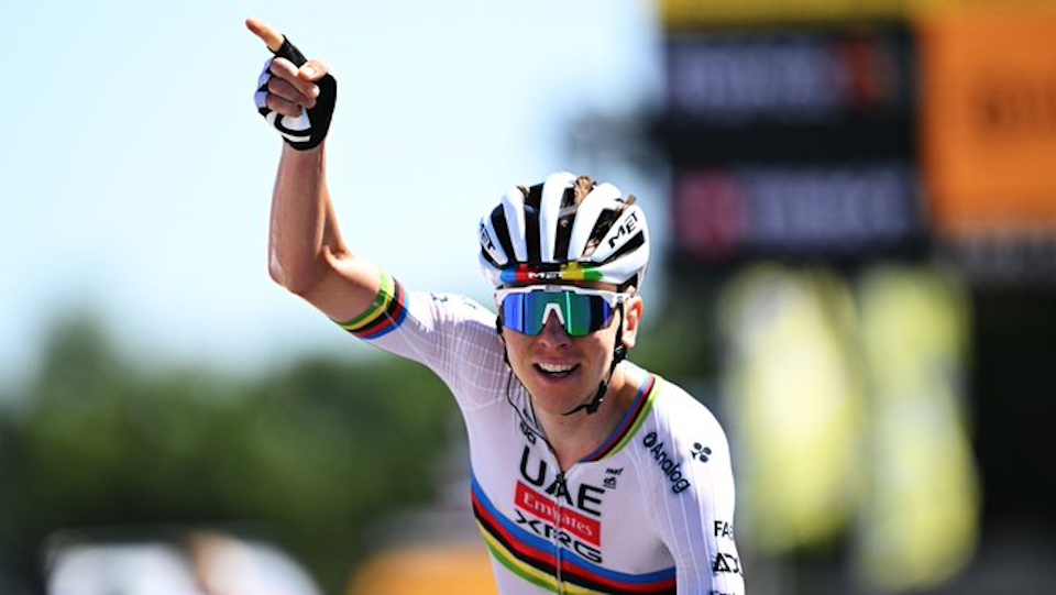 Pogacar back in Yellow after win atop Mûr-de-Bretagne