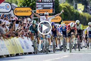 Merlier Edges Out Milan to Win Stage Nine Sprint at Tour de France
