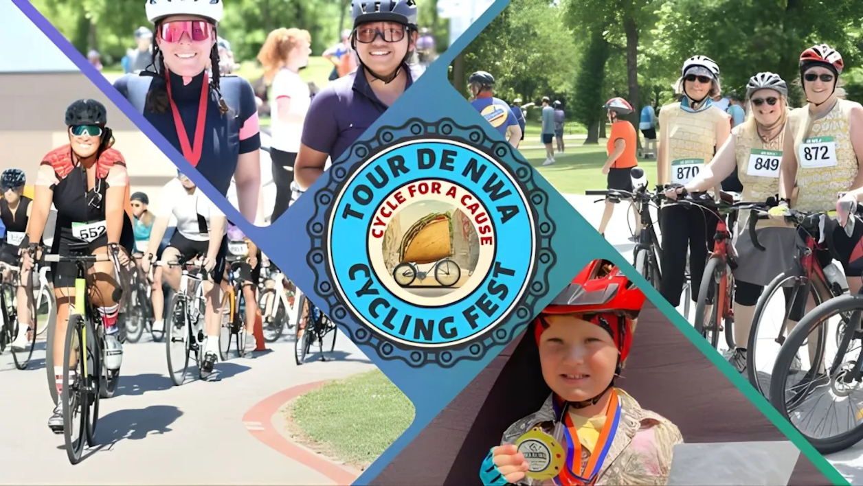 This year we will be combining the best of Tour de BBQ and Tour de Tacos into one exciting event Tour de NWA Cycling Fest! 