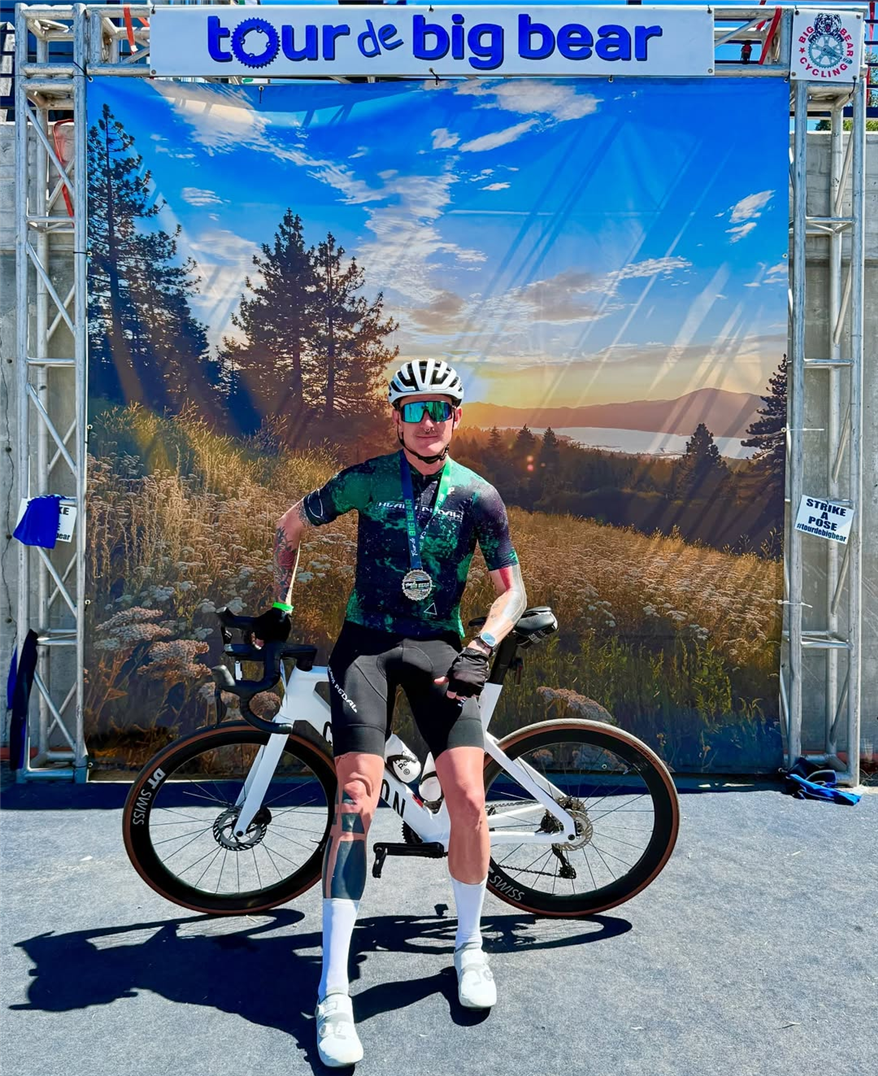 @willofmyown My first Tour de Big Bear.