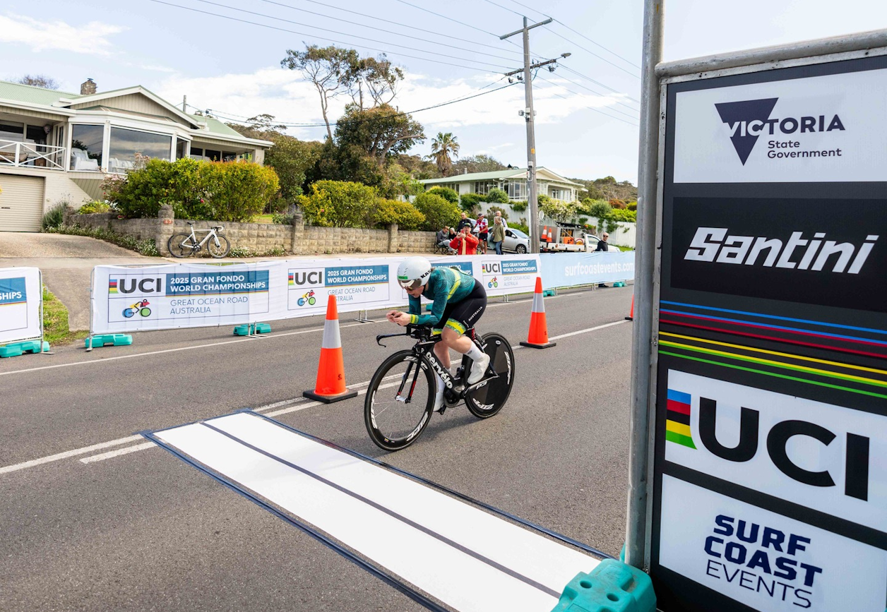 2025 UCI Gran Fondo World Championships Time Trial Report and Results