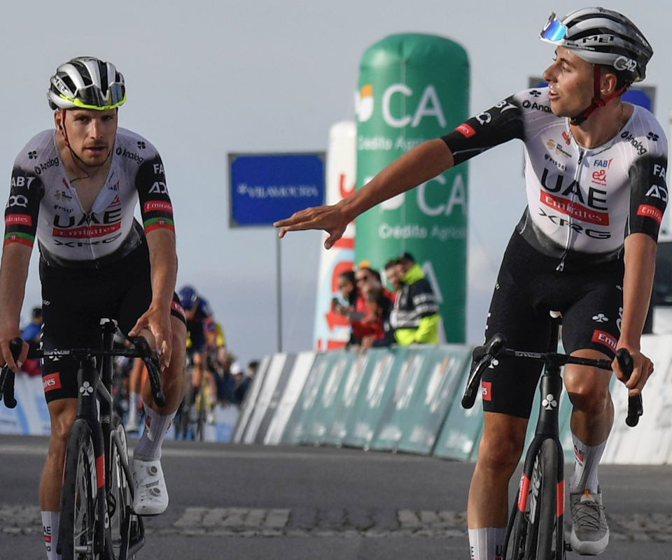 UAE Team Emirates-XRG's Christen and Almeida get one-two on Alto de Foia