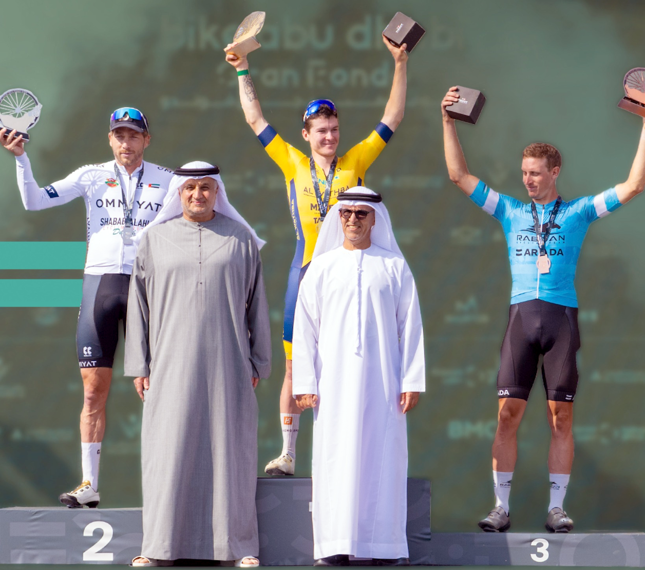 Serhii Sydor of Al Wathba Team won the overall men’s title