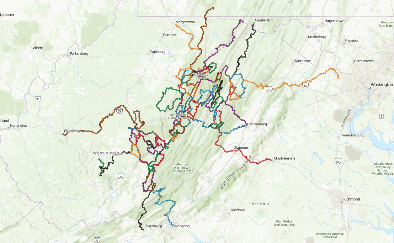Largest Gravel Bikepacking Network in the Eastern USA Announced