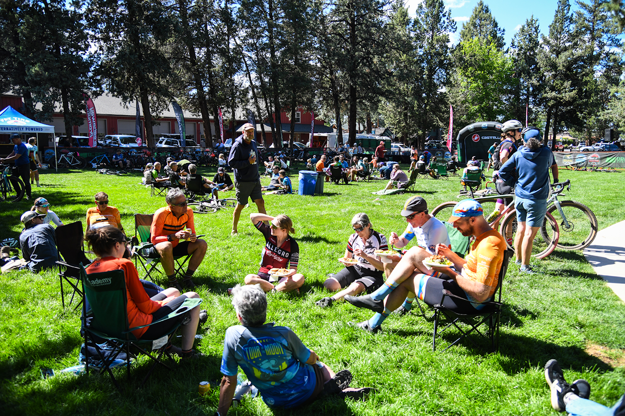 POST-RIDE CELEBRATION — Village Green Park