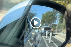 Santa Monica Truck Driver Turns Protected Bike Lane Into Bowling Alley!