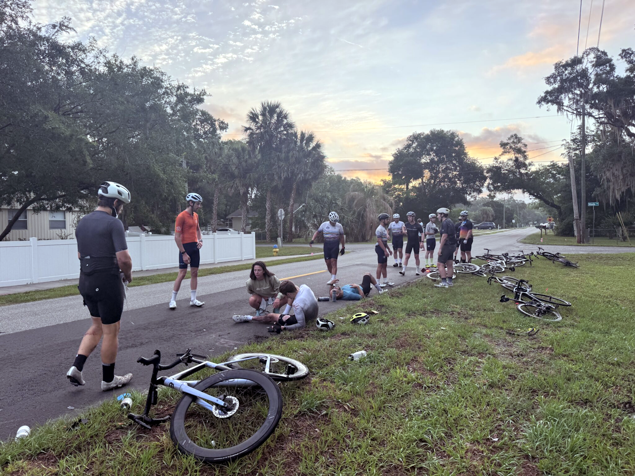 VIDEO: Pickup plows into group of cyclists in Florida