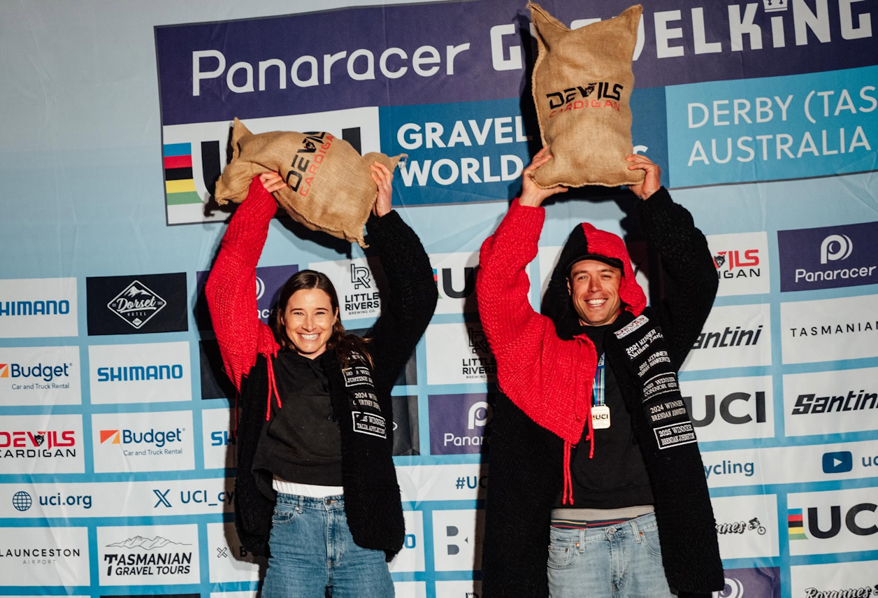 Holly Harris and Brendan Johnston fastest and the 2026 UCI Devils Cardigan Gravel Race Holly Harris and Brendan Johnston fastest and the 2026 UCI Devils Cardigan Gravel Race