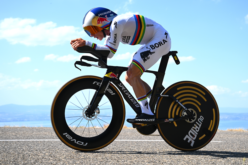Remco Evenepoel wins the individual time trial at the 2026 Tour de France