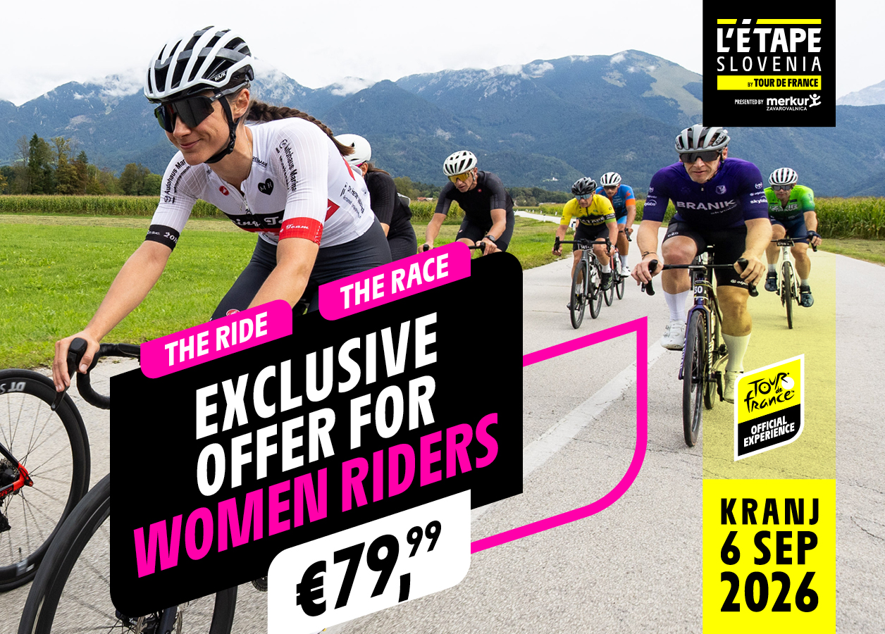 Special offers: women cyclists and group registrations