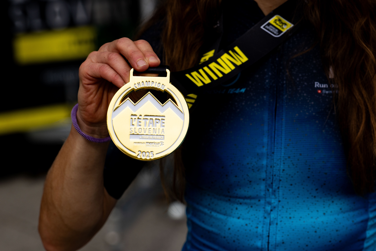 Everyone is awarded with the finisher medal when crossing the finish line!