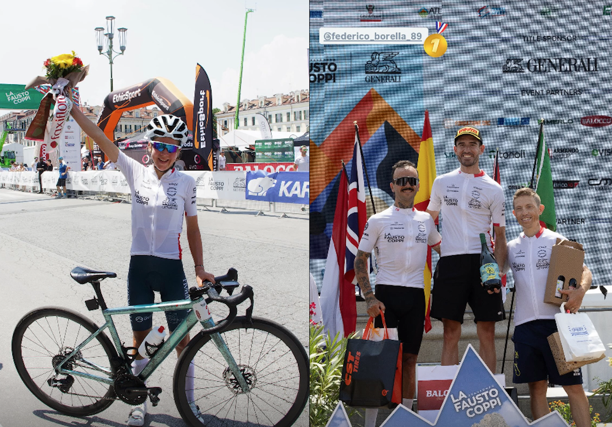 Annalisa Prato and Federico Borella take Victory at 2026 Granfondo La Fausto Coppi